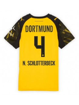 Zenske Futbalové oblečenie Borussia Dortmund Nico Schlotterbeck #4 2025-26 Krátky Rukáv - Domáci